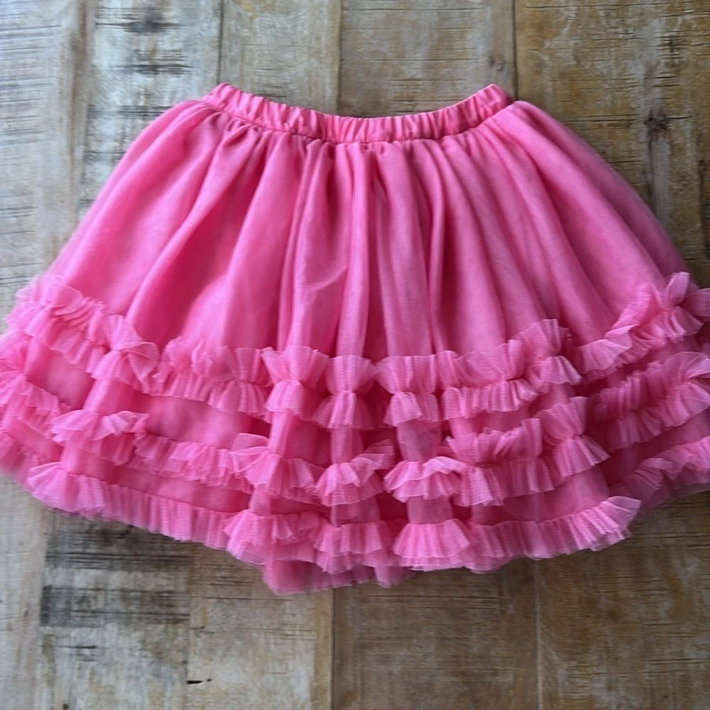 Gymboree Vibrant Pink Tulle Skirt size 8